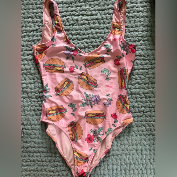 Wildfox Hamburgers One Piece Swimsuit - Picture 3 of 5